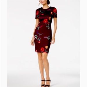 Calvin Klein Floral Sheath Dress